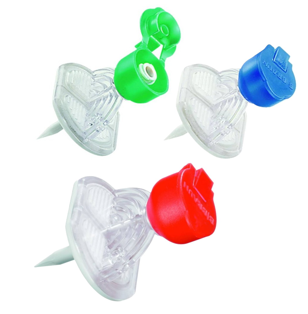 B. Braun Entnahme- und Zuspritzspike Mini-Spike® ohne Partikelfilter, grün
