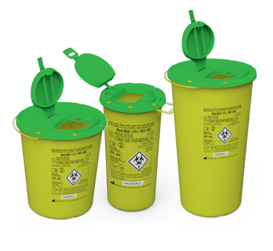 Haeberle Entsorgungsbox Medi-Müll  - 0,5 Liter