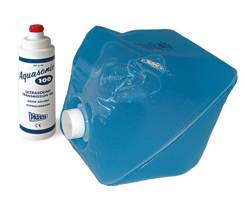Parker Aquasonic 100 Ultraschallgel - 5 Liter Cubitainer komplett mit Kleindispenser