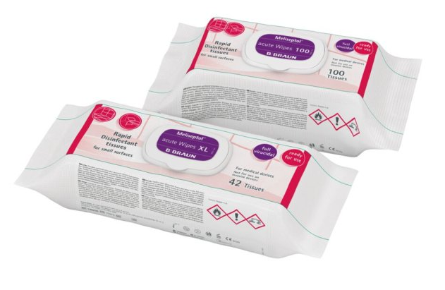 B. Braun Meliseptol® acute Wipes Flow Pack XL - 24 x 30 cm - 42 Stück