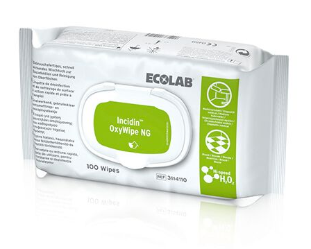 Ecolab Incidin OxyWipe NG Desinfektionstücher Tücher 20 x 20 cm - 100 Stück