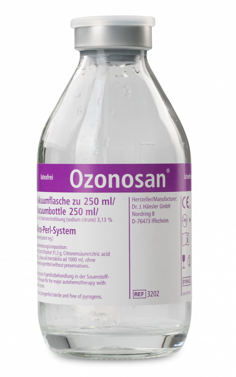 Dr. Hänsler Vakuumflasche mit Mikro-Perl-System 250 ml - 10 Stück