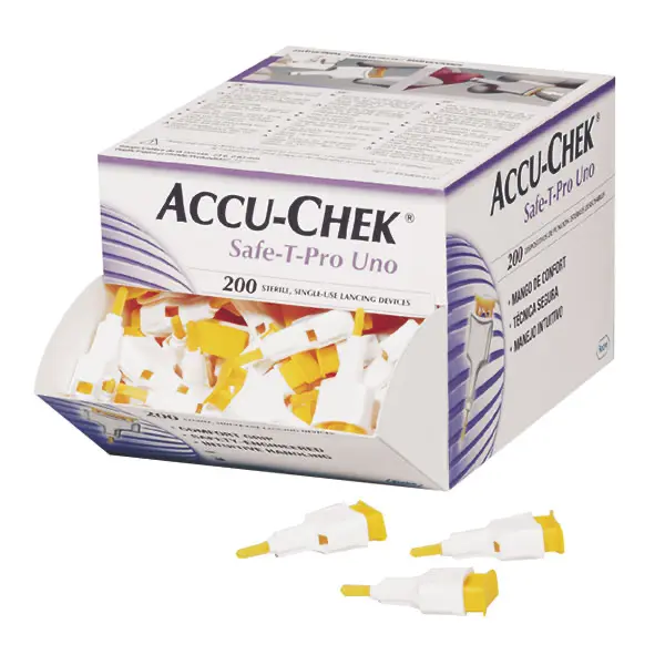 Roche Einmalstechhilfen Accu-Chek® Safe-T-Pro Uno Stechtiefe 1,5 mm - 200 Stück