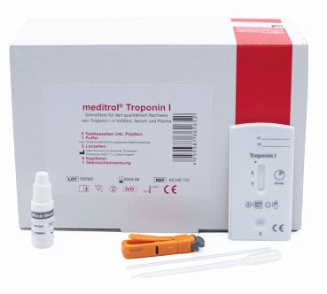 meditrol®-Troponin I (cTnl) 5 x 1 Test inkl. Probepipetten