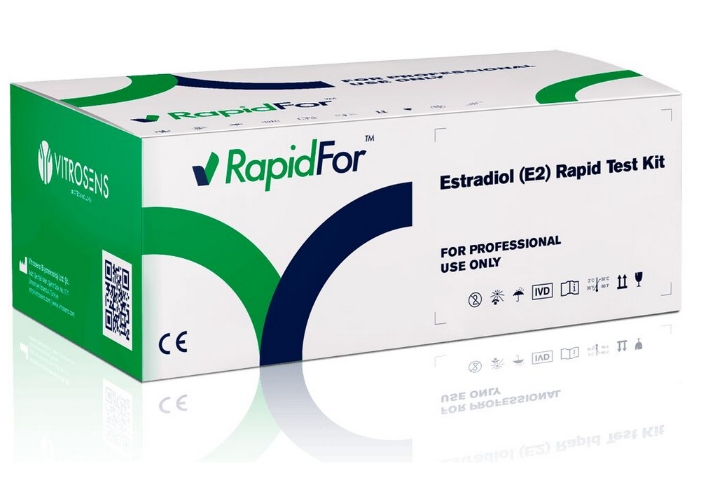 Vitrosens RapidFor Estradiol (E2) Testkassetten - 25 Stück