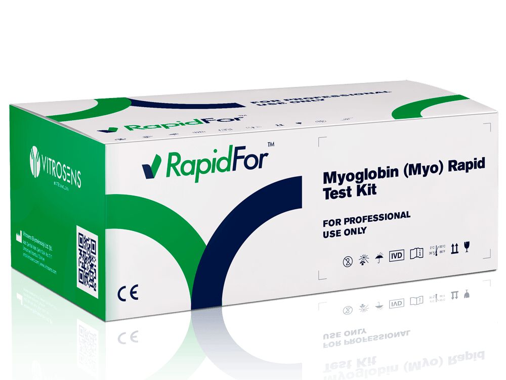 Vitrosens RapidFor Myoglobin (Myo) Testkassetten - 25 Stück