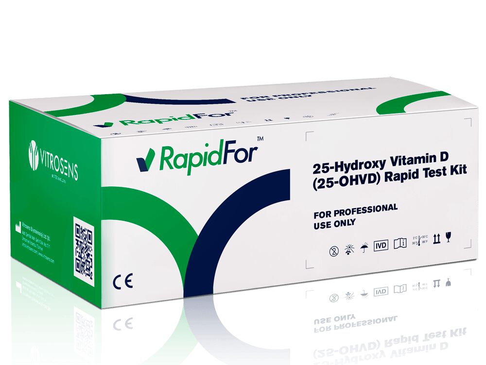 Vitrosens RapidFor 25-Hydroxy Vitamin D Testkassetten - 25 Stück
