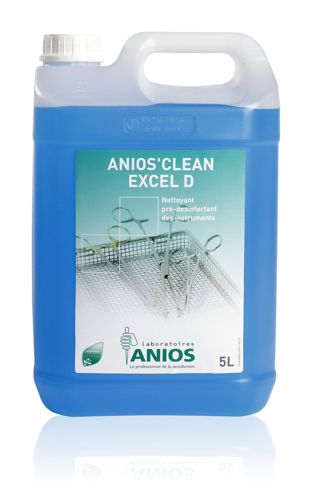 Ecolab Anios’Clean Excel D desinfizierender Reiniger - 5 Liter Kanister