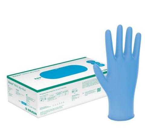 Vasco Nitril sky-blue - puderfrei, latex und thiuramfrei, Gr. XL, 100 Stück