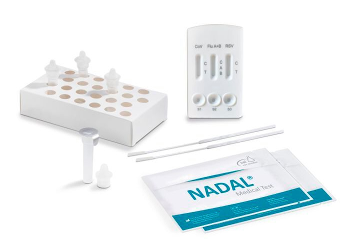 NADAL® COVID-19, Influenza A/B & RSV Schnelltest - 20 Stück