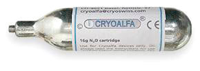Cryoalfa Europe Patrone für Lux, 16 g N2O  - 1 Stück