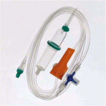 B. Braun Infusionsgerät - INTRAFIX® SafeSet mit Dreiwegehahn Discofix® C, 220 cm - 100 Stück