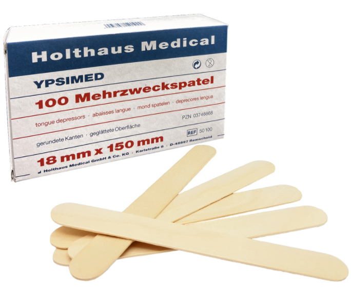 Holthaus Holzmundspatel YPSIMED - 15 x 150 mm - 100 Stück