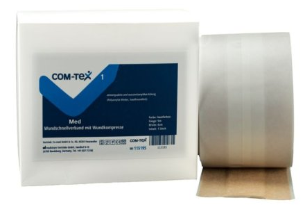 COM-TeX® Med Wundschnellverband von der Rolle 4 cm x 5m, 1 Stück