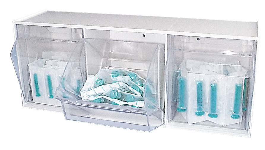 Spritzen- und Kanülenspender - 3 Innenbehälter - 1 Stück