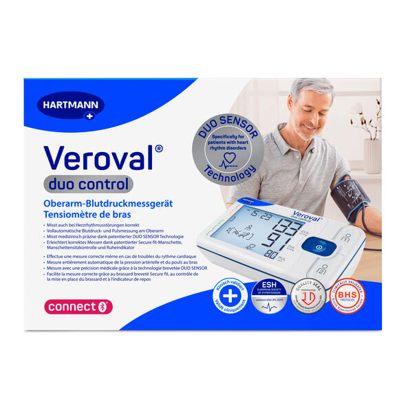 Hartmann Veroval® duo control Blutdruckmessgerät inkl. Manschette Gr. L (32-42 cm)