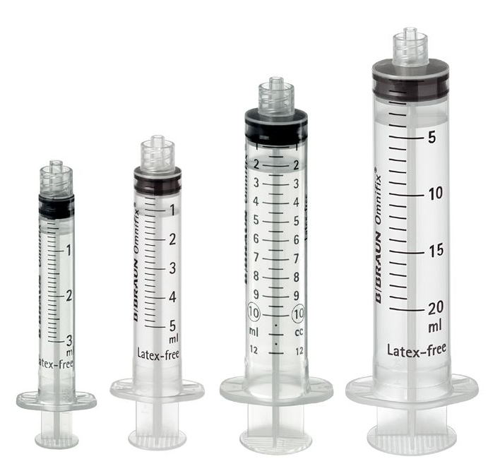 B. Braun Einmal-Spritzen OMNIFIX® 3 ml Luer- Lock - 100 Stück