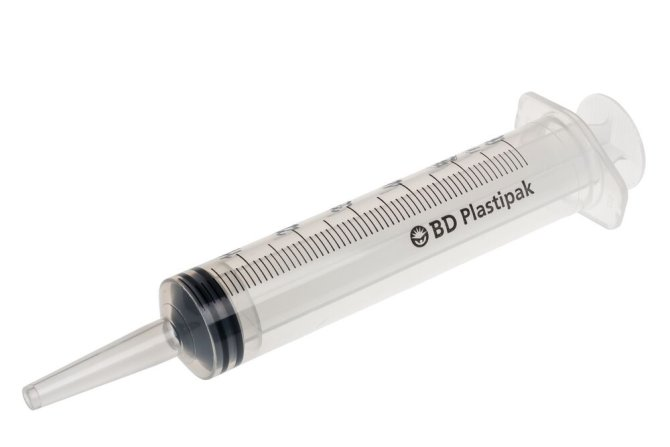 BD Plastipak Wund- und Blasenspritze 50 ml unterteilt in 1 ml - 60 Stück