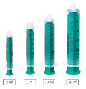 B. Braun Injekt® Einmalspritzen Luer-Lock zentrisch - 2ml - 100 Stück