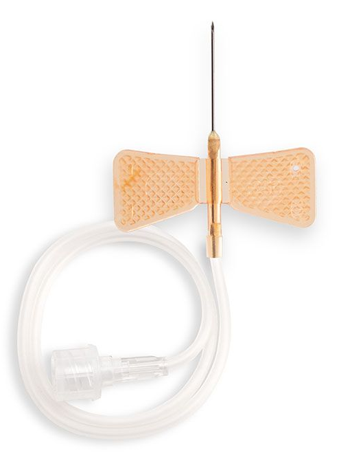 Dispomed Ecoflo Perfusionsbesteck - 25 G, orange, 0,50 x 20 mm - 100 Stück