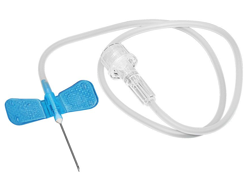 Wing-Flo Flügelkanülen - 23 G 19 mm x 0,60 mm - blau