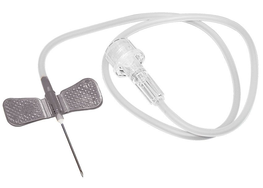 Wing-Flo Flügelkanülen - 22 G 19 mm x 0,70 mm - schwarz