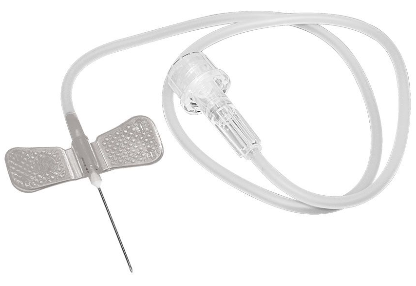 Wing-Flo Flügelkanülen - 27 G 19 mm x 0,40 mm - grau