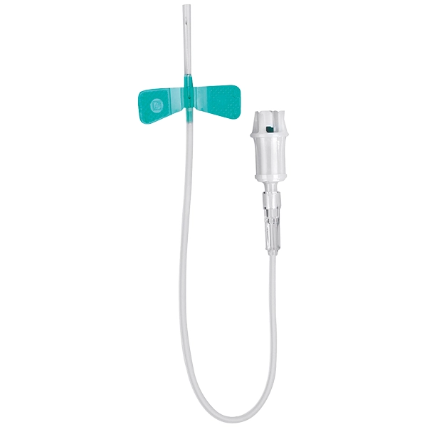 Sarstedt Multifly-Kanüle mit Multi-Adapter - grün 21 G x 3/4" - 19 mm x 0,8 mm - Mit langem Schlauch 200 mm