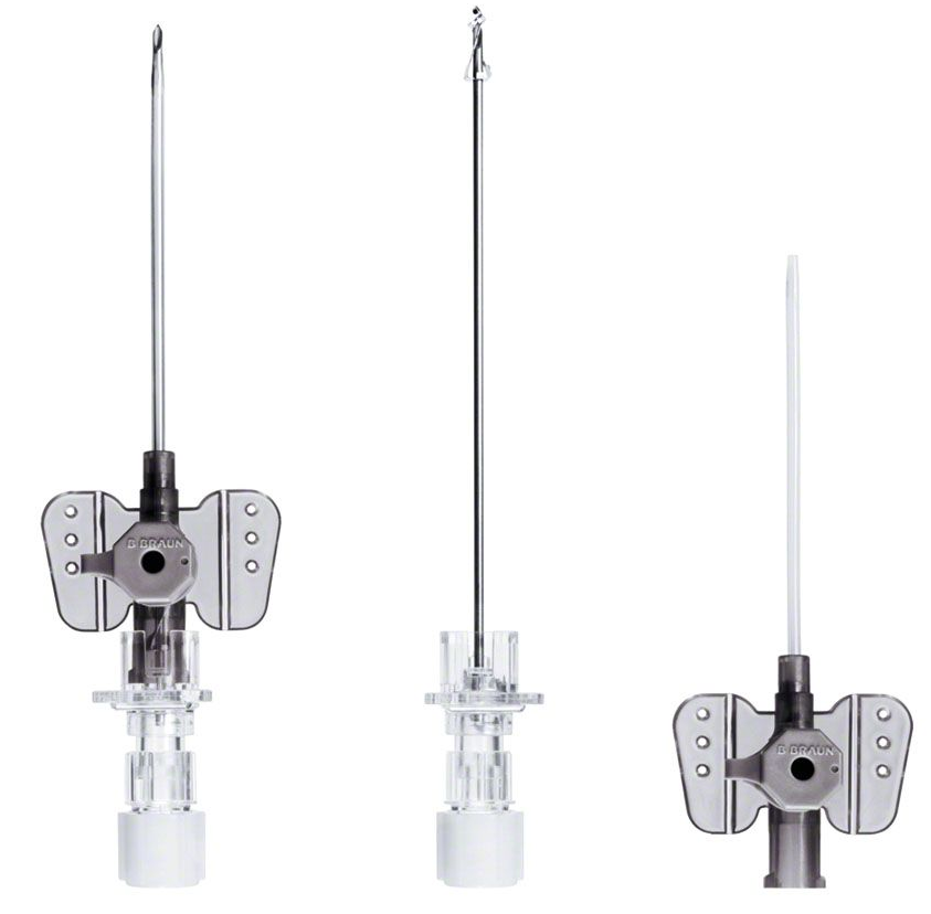 B. Braun Vasofix® Safety grau - Venenverweilkanüle - G 16 - 1,7 x 50 mm - mit FEP-Katheter