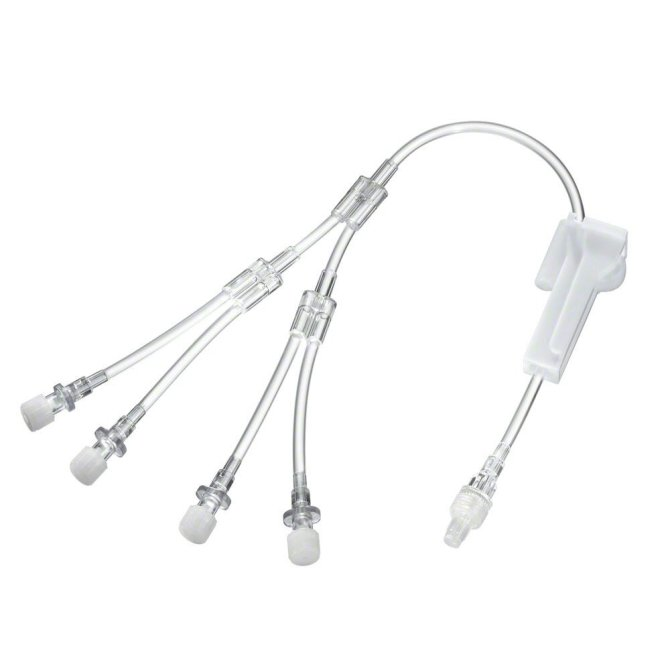 B. Braun LS-Verbinder LS-4 Verbinder, Luer Lock mit Rollenklemme - 50 Stück