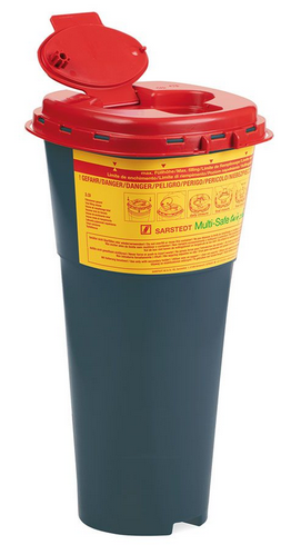 Sarstedt Multi-Safe twin plus Entsorgungsbox 5.0 L | recyceltes Polypropylen