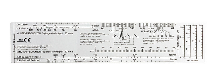EKG-Lineal - 1 Stück