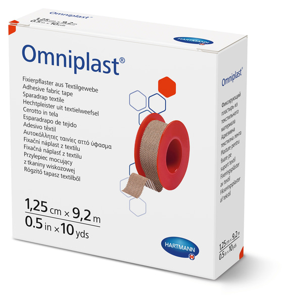 Hartmann Omniplast Fixierpflaster - 1.25 cm x 9.2 cm - 1 Rolle