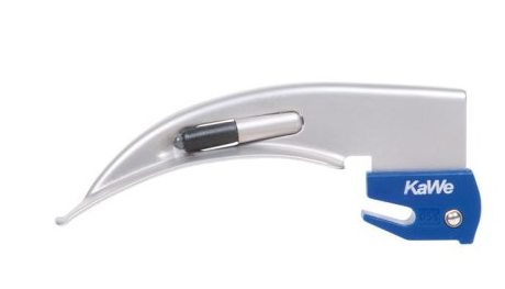 KaWe WL-Einmal-Laryngoskop-Spatel Metall - Gr. 2 - 1 Stück