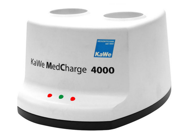 KaWe MedCharge 4000 Ladegerät für Metalgiffe EUROLIGHT, COMBILIGHT und Laryngoskop-Linie AA & C - 1 Stück