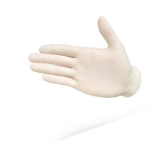 Lohmann&Rauscher Sentina® Ivory Latex Untersuchungshandschuhe Gr. M - 100 Stück