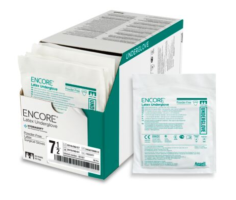 Ansell ENCORE® Latex Underglove OP-Handschuhe Gr. 6 - 50 Paar