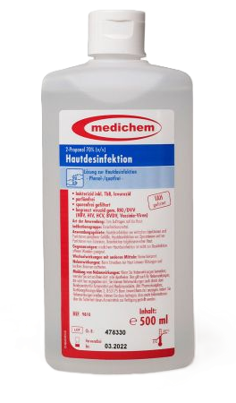 medichem Hautdesinfektion 500 ml Flasche - 1 Stück
