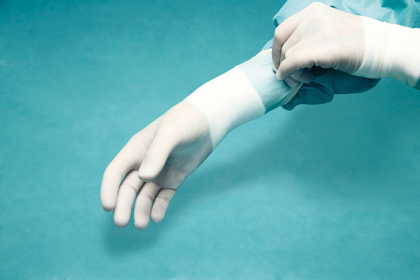 Hartmann puderfreie OP-Handschuhe Peha®-profile Latex - Gr 7 - 50 Paar