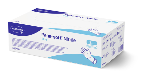 Peha-soft nitrile blue Untersuchungshandschuhe - Größe S - 150 Stück