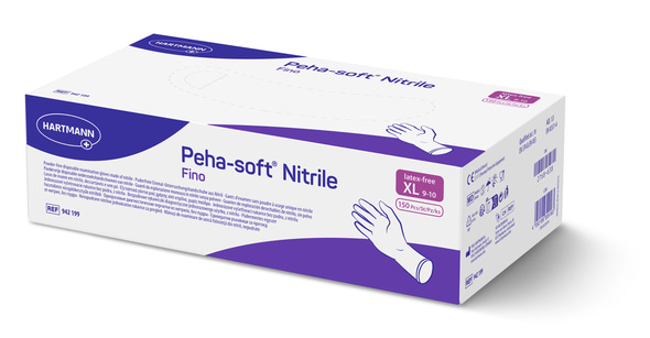 Peha-soft nitrile fino, Gr. XL, 150 Stück Untersuchungshandschuhe , 1 PACK
