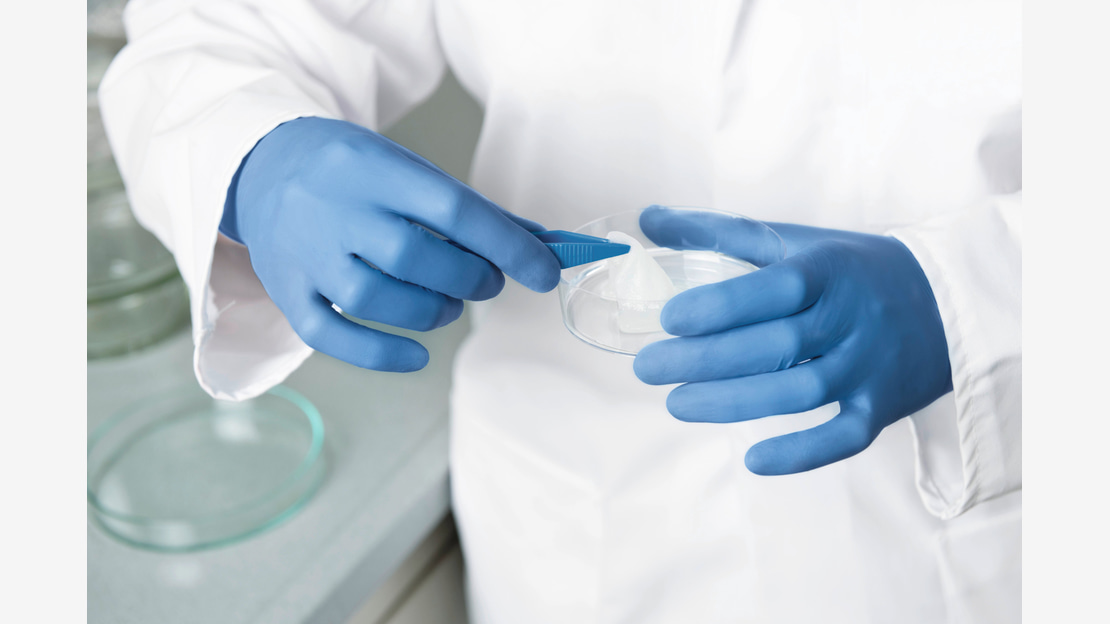 Peha-soft nitrile pf, Gr. XS, blau, 100 Stück, Untersuchungshandschuhe