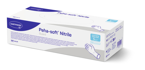 Peha-soft nitrile guard Schutzhandschuhe - Größe S - 100 Stück