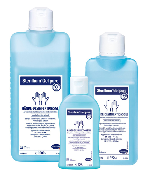 Hartmann Sterillium Gel pure 100 ml - 1 Kittelflasche