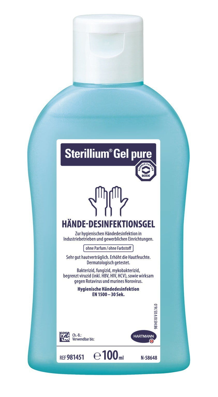 Hartmann Sterillium Gel pure 100 ml - 1 Kittelflasche