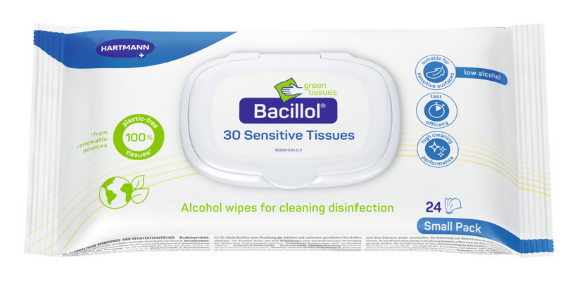 Bacillol 30 Sensitive Tissues - Flow-Pack - 18 x 20 cm - 24 Stück