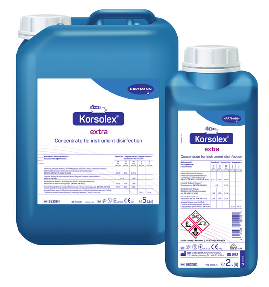 Hartmann Korsolex® extra - Instrumentendesinfektion - 2 Liter Flasche