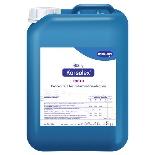 Hartmann Korsolex® extra - Instrumentendesinfektion - 5 Liter Kanister