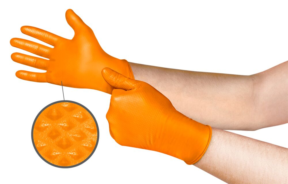 Ansell MICROFLEX® Mega Texture 93-256 Nitril-Handschuhe Gr. XL - 100 Stück