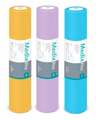 Weber & Weber MedixPro Ärzterollen beschichtet - 50 cm x 40 m - 3-lagig, blau - 6 Rollen